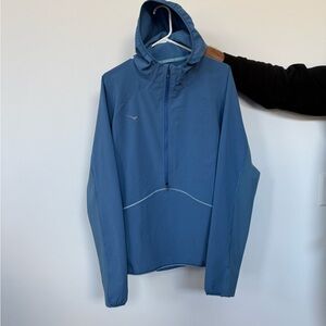 Hoka Blue Half Zip Jacket